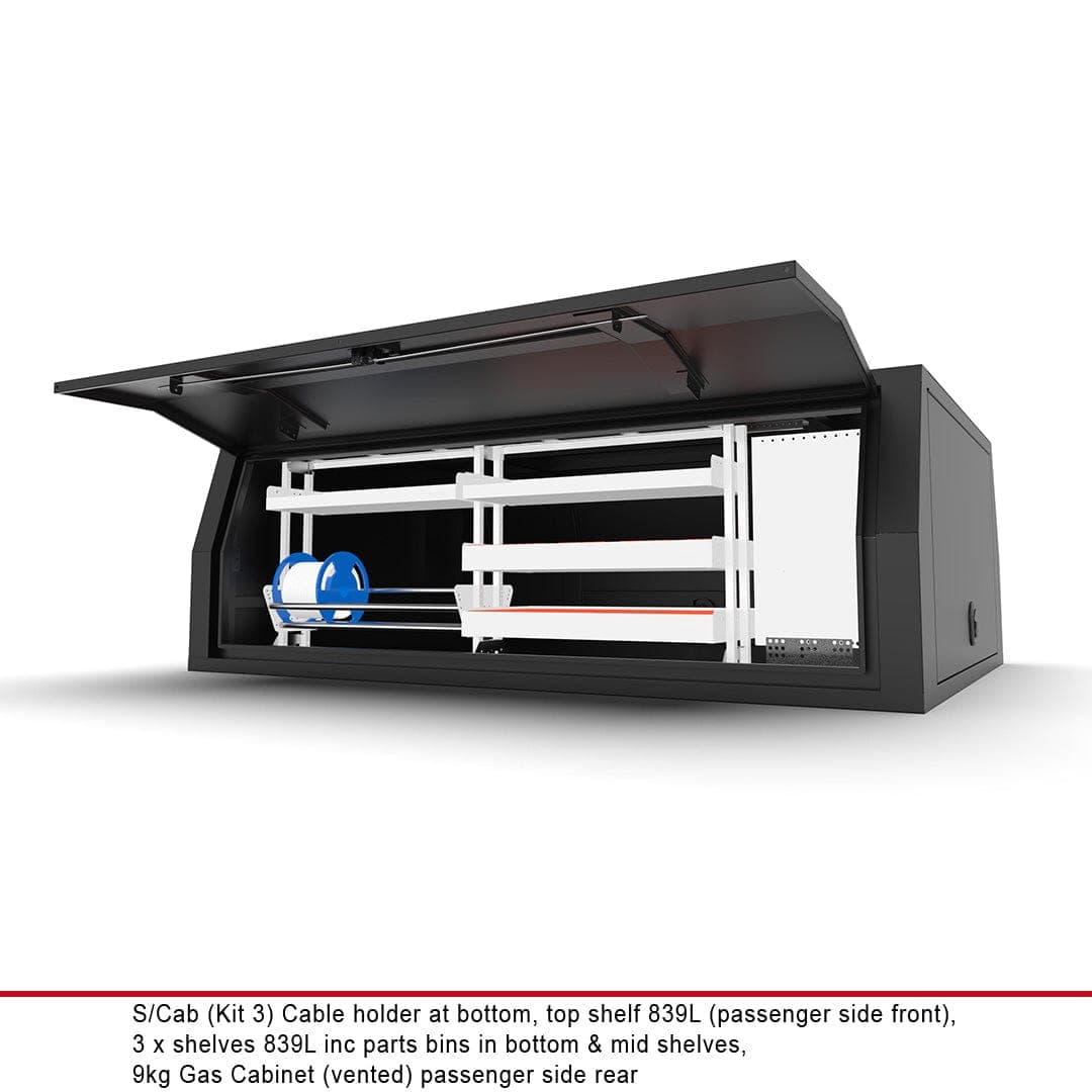 Single Cab Canopy Internal Fit-Out Kit 3 - Australian-made Duratray tray body