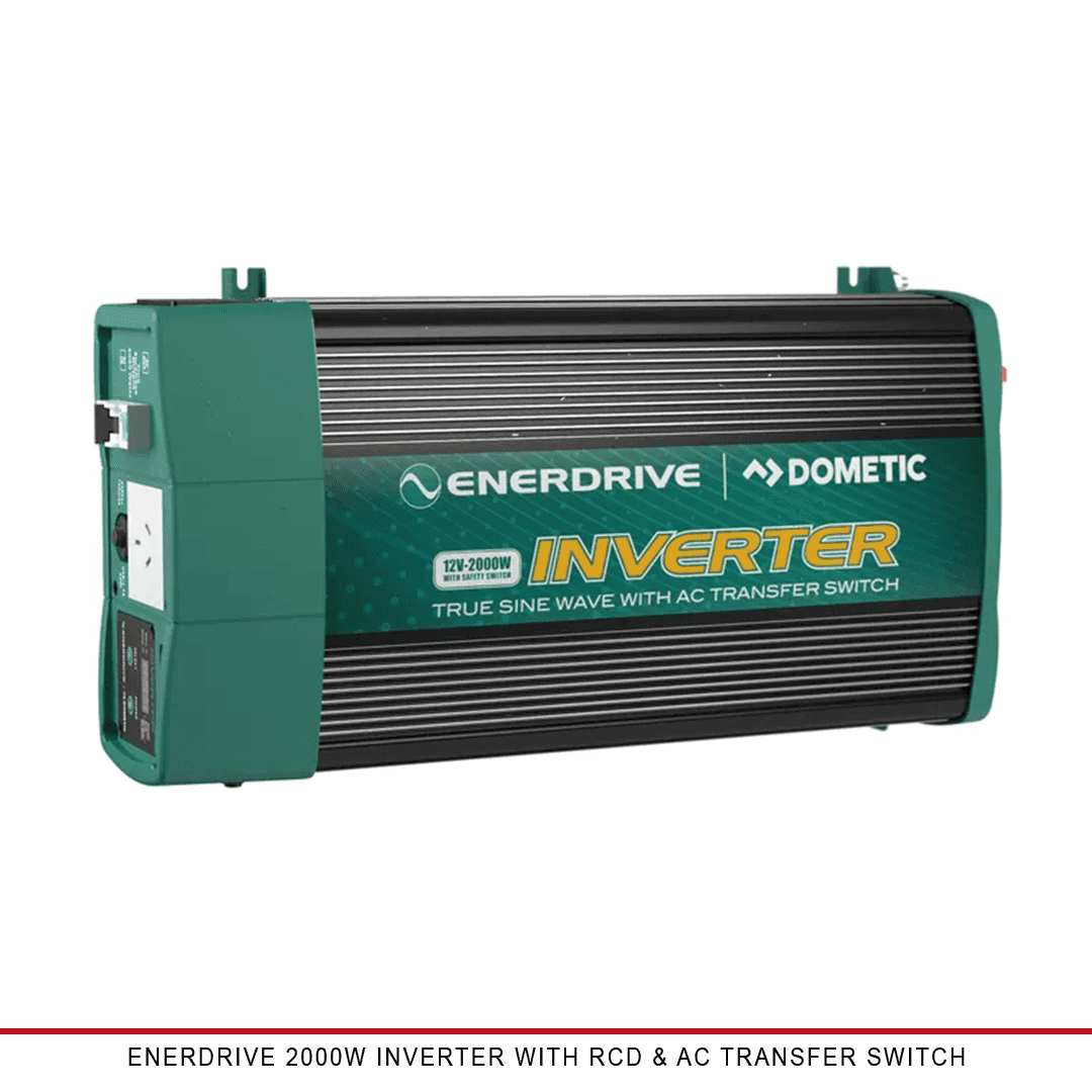 Enerdrive ePower 2000W Pure Sine Wave Inverter with RCD & AC Transfer Switch - Australian-made Duratray tray body