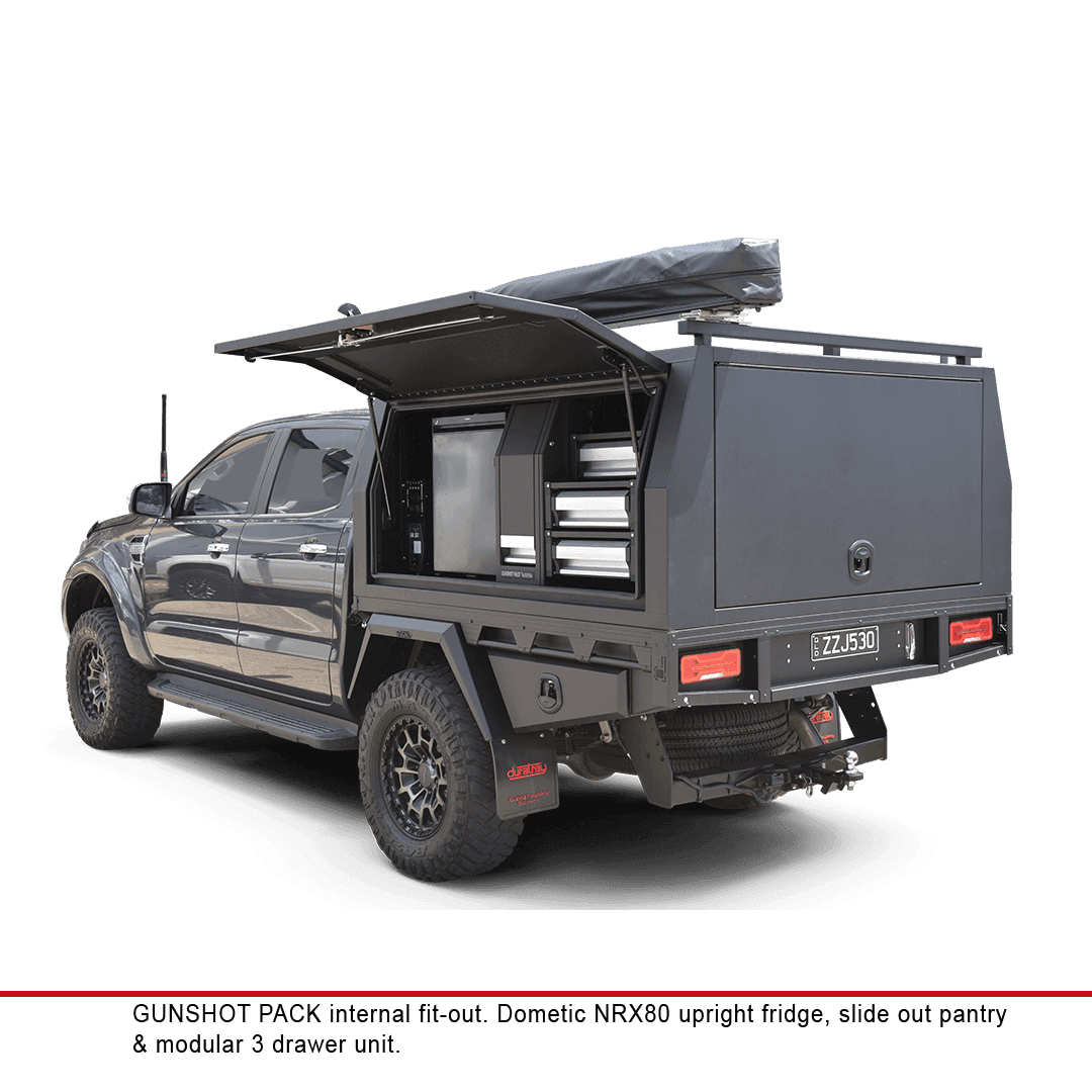 Dual Cab Canopy Internal Fit-Out GUNSHOT PACK - Australian-made Duratray tray body