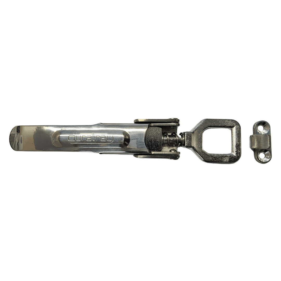 Heavy Duty Stainless Steel Over Centre Catch with Hook RHS/Drivers Side - Australian-made Duratray tray body