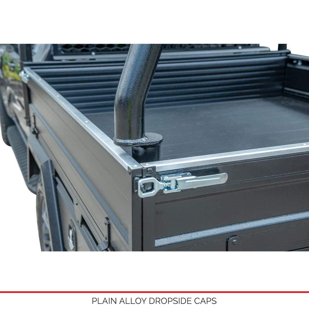 Plain Alloy Dropside Caps - Australian-made Duratray tray body