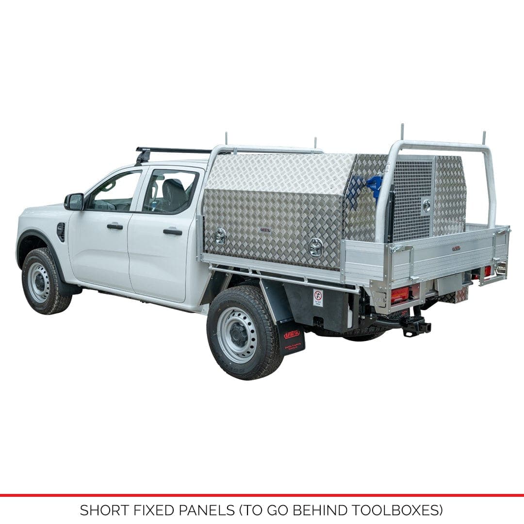 Short Fixed Panels - Australian-made Duratray tray body