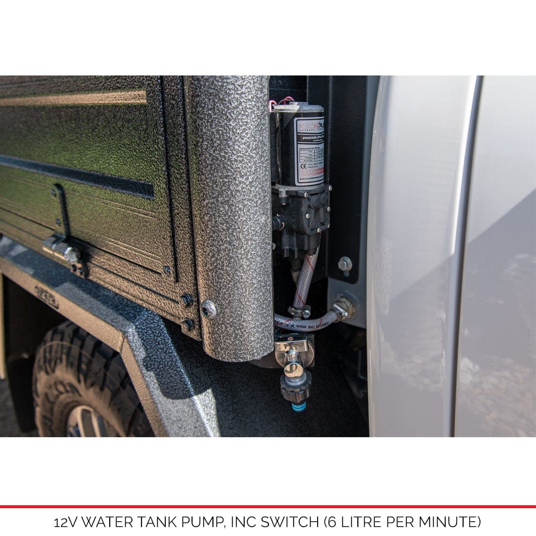 12V Water Tank Pump - Australian-made Duratray tray body